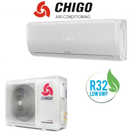 chigo climatizzatore condizionatore chigo inverter serie amber 24000 btu cs 61v3g r 32 classe a ean 8059657005991