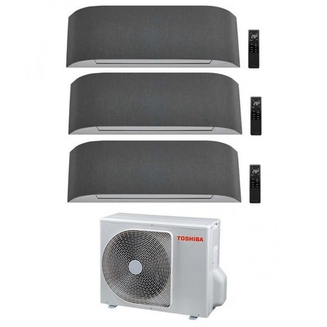 climatizzatore condizionatore toshiba trial split inverter serie haori 100001000010000 900090009000 con ras 3m18u2avg e wi fi integrato grigio chiaro 101010 999 novita