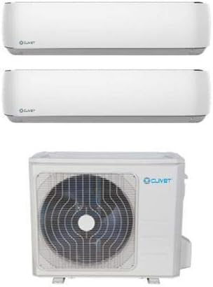 clivet climatizzatore condizionatore clivet dual split inverter cristallo 2 90009000 btu con mu2 y 41m wi fi integrato 99