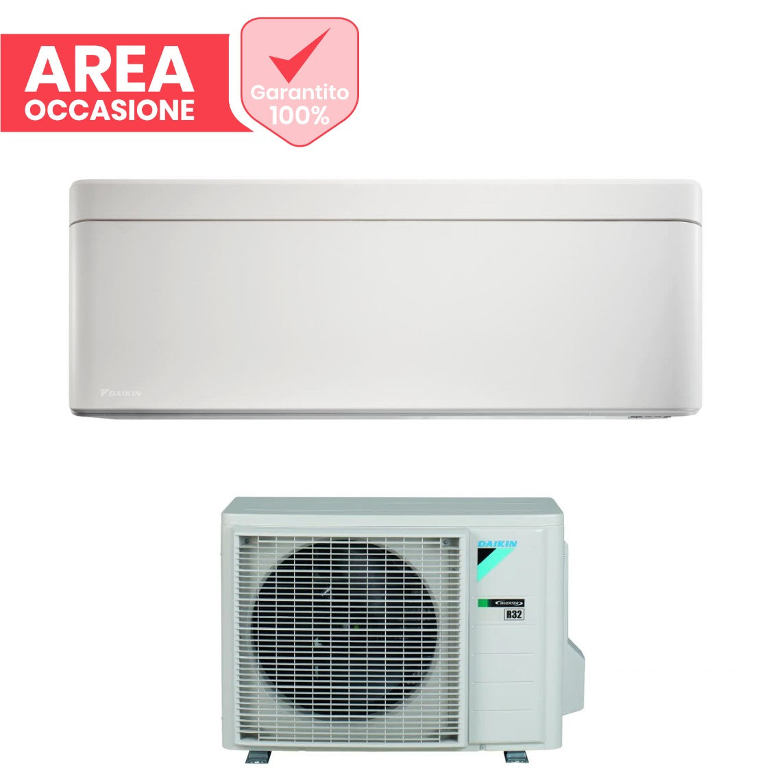 daikin area occasioni climatizzatore condizionatore daikin bluevolution inverter serie stylish white 9000 btu ftxa25cw r 32 wi fi integrato classe a colore bianco garanzia italiana