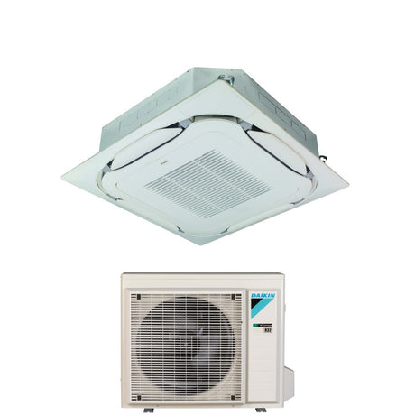 daikin climatizzatore condizionatore daikin bluevolution a cassetta round flow 18000 btu fcag50b r 32 wi fi optionalaa classe con griglia standard inclusa garanzia italiana