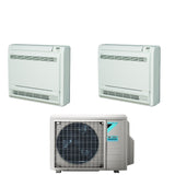 daikin climatizzatore condizionatore daikin bluevolution a pavimento dual split inverter serie fvxm f 912 con 2mxm50m9n r 32 wi fi optional con telecomando ad infrarossi incluso 900012000 garanzia italiana