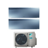 daikin climatizzatore condizionatore daikin bluevolution dual split inverter serie emura silver iii 915 con 2mxm50n r 32 wi fi integrato 900015000 colore argento garanzia italiana