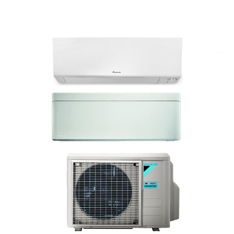 daikin climatizzatore condizionatore daikin bluevolution dual split inverter serie ftxmr perfera wall 7000 stylish white 15000 con 2mxm50n r 32 wi fi integrato 715 garanzia italiana novita