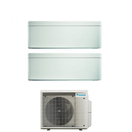 daikin climatizzatore condizionatore daikin bluevolution dual split inverter serie stylish white 718 con 2mxm50m9n r 32 wi fi integrato 700018000 colore bianco garanzia italiana ean 8059657008824