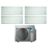 daikin climatizzatore condizionatore daikin bluevolution quadri split inverter serie stylish white 9121515 con 4mxm80n r 32 wi fi integrato 9000120001500015000 colore bianco garanzia italiana