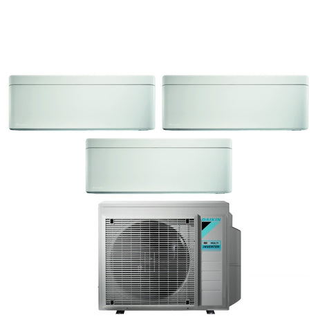 daikin climatizzatore condizionatore daikin bluevolution quadri split inverter serie stylish white 9121515 con 4mxm80n r 32 wi fi integrato 9000120001500015000 colore bianco garanzia italiana