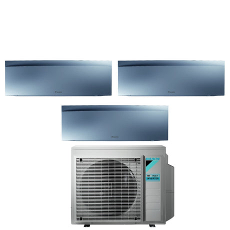 daikin climatizzatore condizionatore daikin bluevolution trial split inverter serie emura silver iii 91218 con 3mxm68n r 32 wi fi integrato 90001200018000 colore argento garanzia italiana