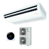 daikin climatizzatore condizionatore daikin pensile a soffitto dc inverter 36000 btu fha100a monofase r 32 wi fi optional con comando a filo