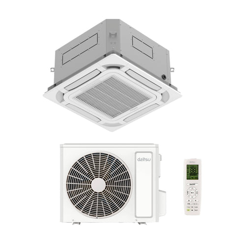 daitsu condizionatore a cassetta daitsu 12000 btu aud12kdbs r 32 wi fi optional con telecomando e griglia