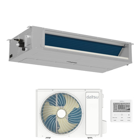daitsu condizionatore canalizzato daitsu 48000 btu acd48kdbs monofase r 32 wi fi integrato con comando a filo