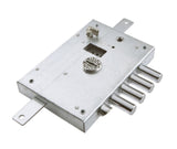 dierre serratura atra dierre d.m. chiusura triplice da applicare con scrocco e 4 catenacci entrata 60 mm mano destra art. 6111.1.de in scatola