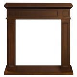 divina fire cornice per camino rivestimento in legno l895xh905xp28 jefferson noce