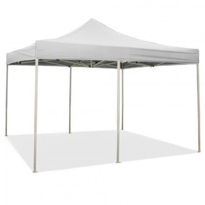divina garden gazebo richiudibile pieghevole 3 x 6 bianco ricoperto in pvc impermeabile ean 8053323389972