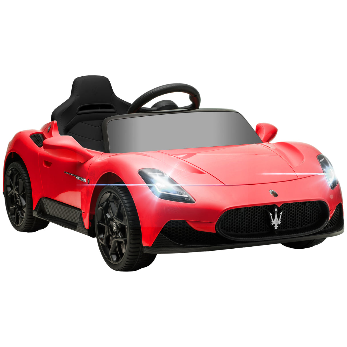 easycomfort easycomfort macchina elettrica per bambini 3 6anni auto maserati mc20 con guida manuale telecomando e fari led eta 3 6 anni rosso