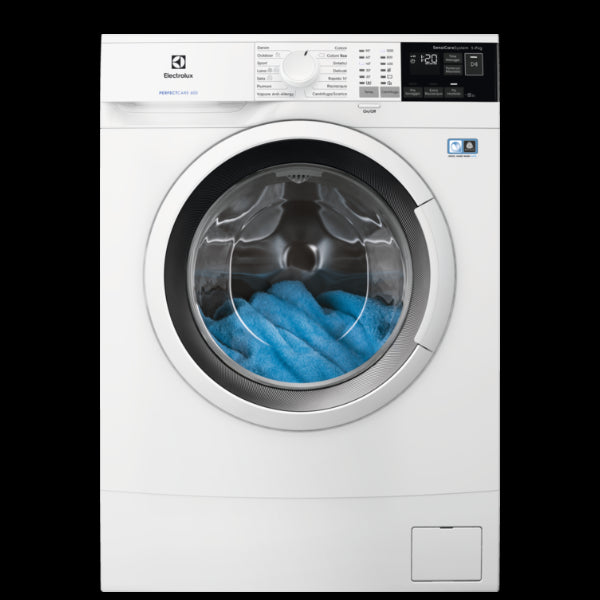 electrolux lavatrice slim a carica frontale electrolux 7 kg 1200 giri perfect care 600 ew6s472w classe f ean 7332543657537