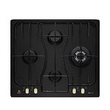 electrolux piano cottura a gas electrolux rgg6243lor 4 fuochi l594xp51 crosscook nero ean 7332543392261