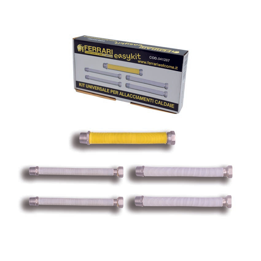 ferrari kit raccordi caldaie ferrari con guaina isolante