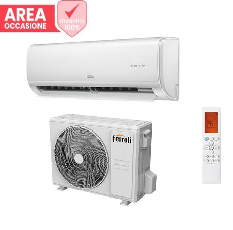 ferroli area occasione climatizzatore condizionatore inverter ferroli giada s 9000 btu wi fi integrato alexa e google home novita