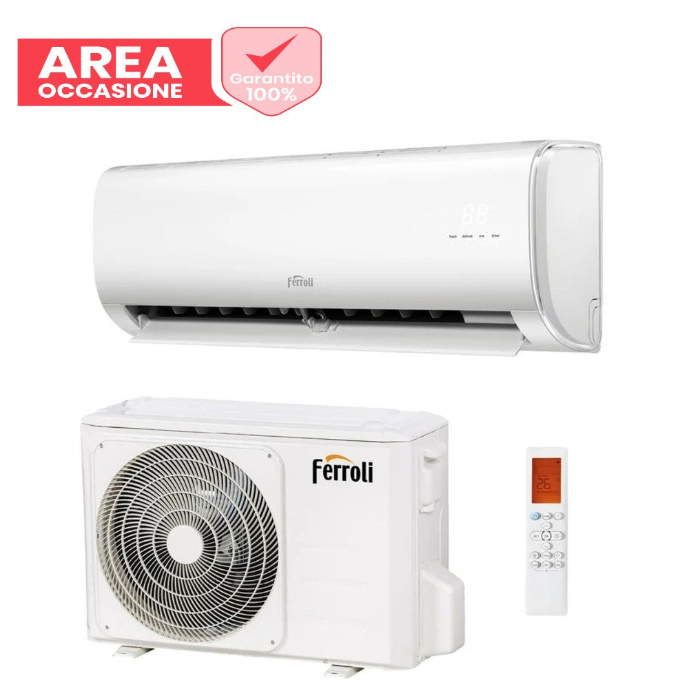 ferroli area occasioni climatizzatore condizionatore inverter ferroli ambra s 18000 btu r 32 wi fi integrato novita