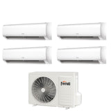 ferroli climatizzatore condizionatore ferroli quadri split inverter serie diamant plus m 77712 con 28 4 r 32 wi fi integrato 70007000700012000 novita