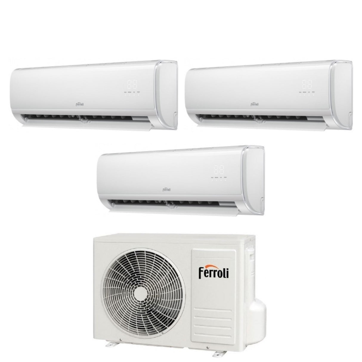 ferroli climatizzatore condizionatore trial split inverter ferroli giada m 9000900018000 btu con 27 3 wi fi integrato alexa e google home 9918 novita