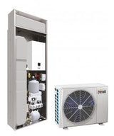 ferroli pompa di calore reversibile aria acqua inverter per installazione splittata ferroli omnia s in 3.2 08 r 32 con comando incluso