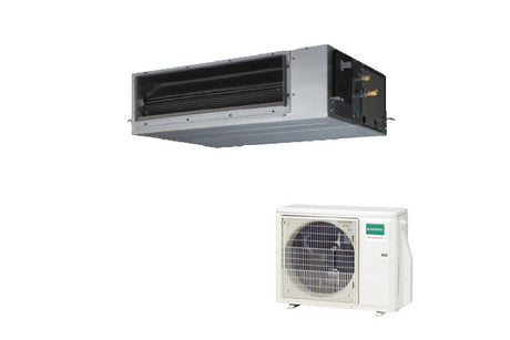 fujitsu climatizzatore condizionatore fujitsu canalizzato canalizzabile serie kht 22000 btu r 32 a arxg22khtap mediaalta prevalenza comando escluso