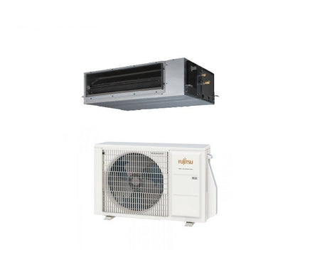 fujitsu climatizzatore condizionatore fujitsu canalizzato canalizzabile serie kht 24000 btu r 32 cod. 3ngf89485 a arxg24khtap mediaalta prevalenza novita