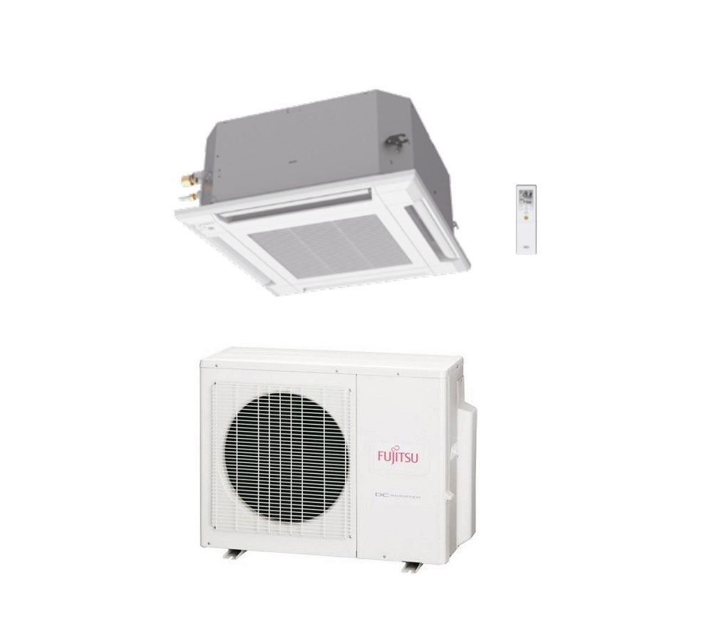 fujitsu climatizzatore condizionatore fujitsu cassetta 4 vie serie kv 18000 btu r 32 auxg18kvla a novita cod. 3ngf88040