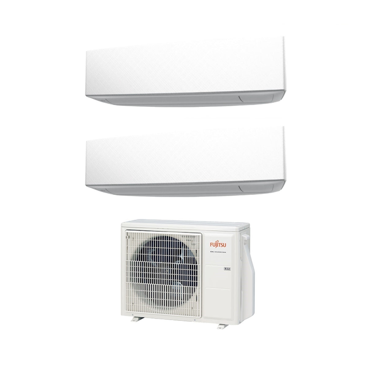 fujitsu climatizzatore condizionatore fujitsu dual split inverter serie ke 79 con aoyg18kbta2 r 32 wi fi optional 70009000 colore bianco white novita ean 8059657011084