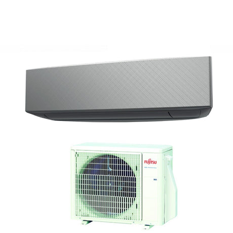 fujitsu climatizzatore condizionatore fujitsu inverter serie ke silver 14000 btu asyg14ketf b r 32 wi fi integrato 3ngf87265 colore argento classe aa