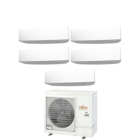 fujitsu climatizzatore condizionatore fujitsu penta split inverter serie ke white 999912 con aoyg36kbta5 r 32 wi fi integrato 900090009000900012000 colore bianco
