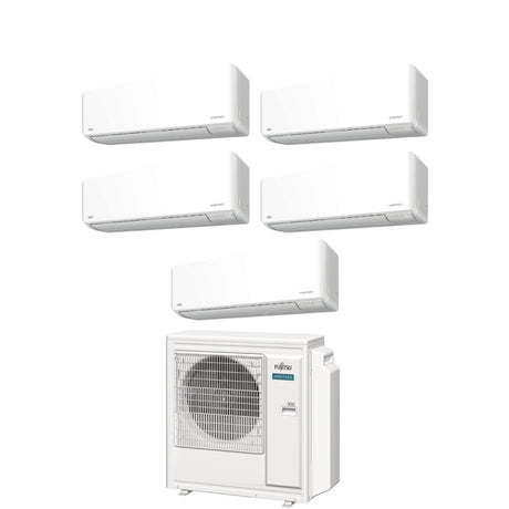 fujitsu climatizzatore condizionatore fujitsu penta split inverter serie km 9991212 con aoyg36kbta5 r 32 wi fi integrato 9000900090001200012000