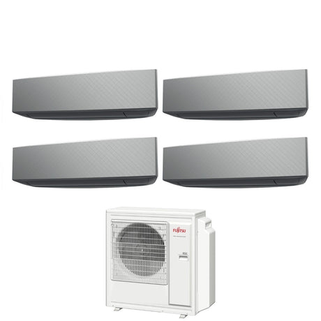 fujitsu climatizzatore condizionatore fujitsu quadri split inverter serie ke silver 9999 con aoyg30kbta4 r 32 wi fi integrato 9000900090009000 colore bianco