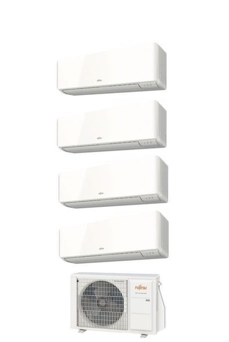 fujitsu climatizzatore condizionatore fujitsu quadri split inverter serie km 99912 con aoyg30kbta4 r 32 wi fi optional 90009000900012000 novita