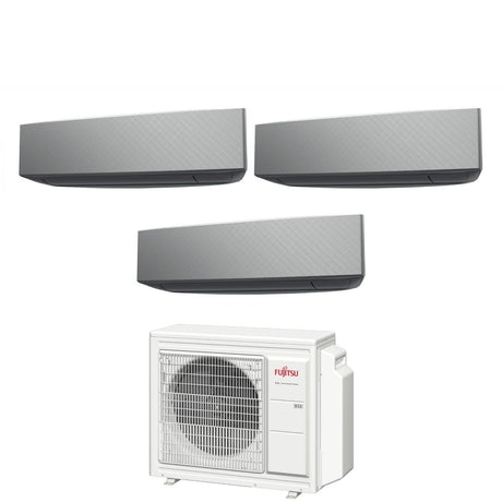 fujitsu climatizzatore condizionatore fujitsu trial split inverter serie ke silver 7914 con aoyg24kbta3 r 32 wi fi integrato 7000900014000 colore bianco