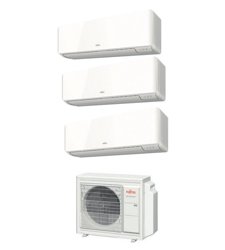 fujitsu climatizzatore condizionatore fujitsu trial split inverter serie km 777 con aoyg18kbta3 r 32 700070007000 wi fi optional kmcc novita