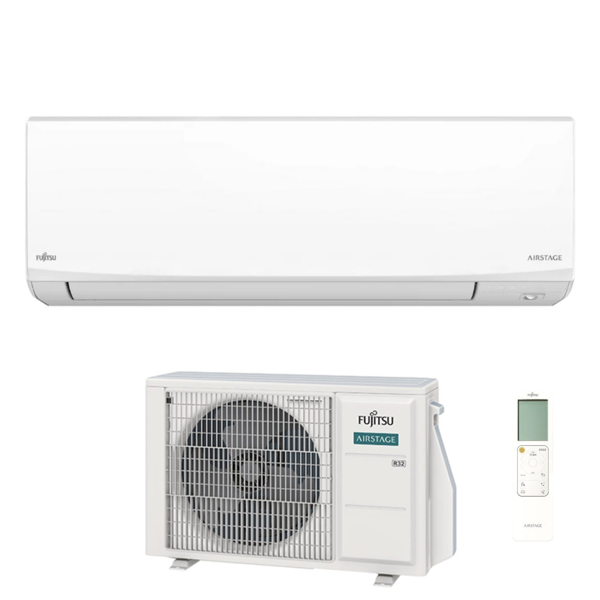 fujitsu condizionatore fujitsu kj white 14000 btu aseh14kjcal r 32 wi fi integrato