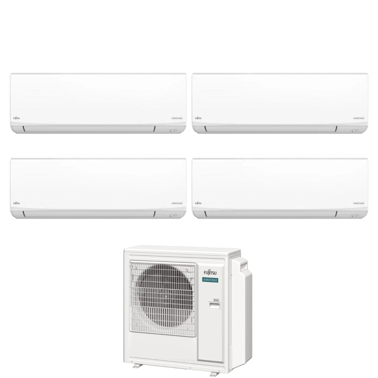 fujitsu condizionatore quadri split fujitsu kj white 9999 con aoeg30kbta4 r 32 wi fi integrato