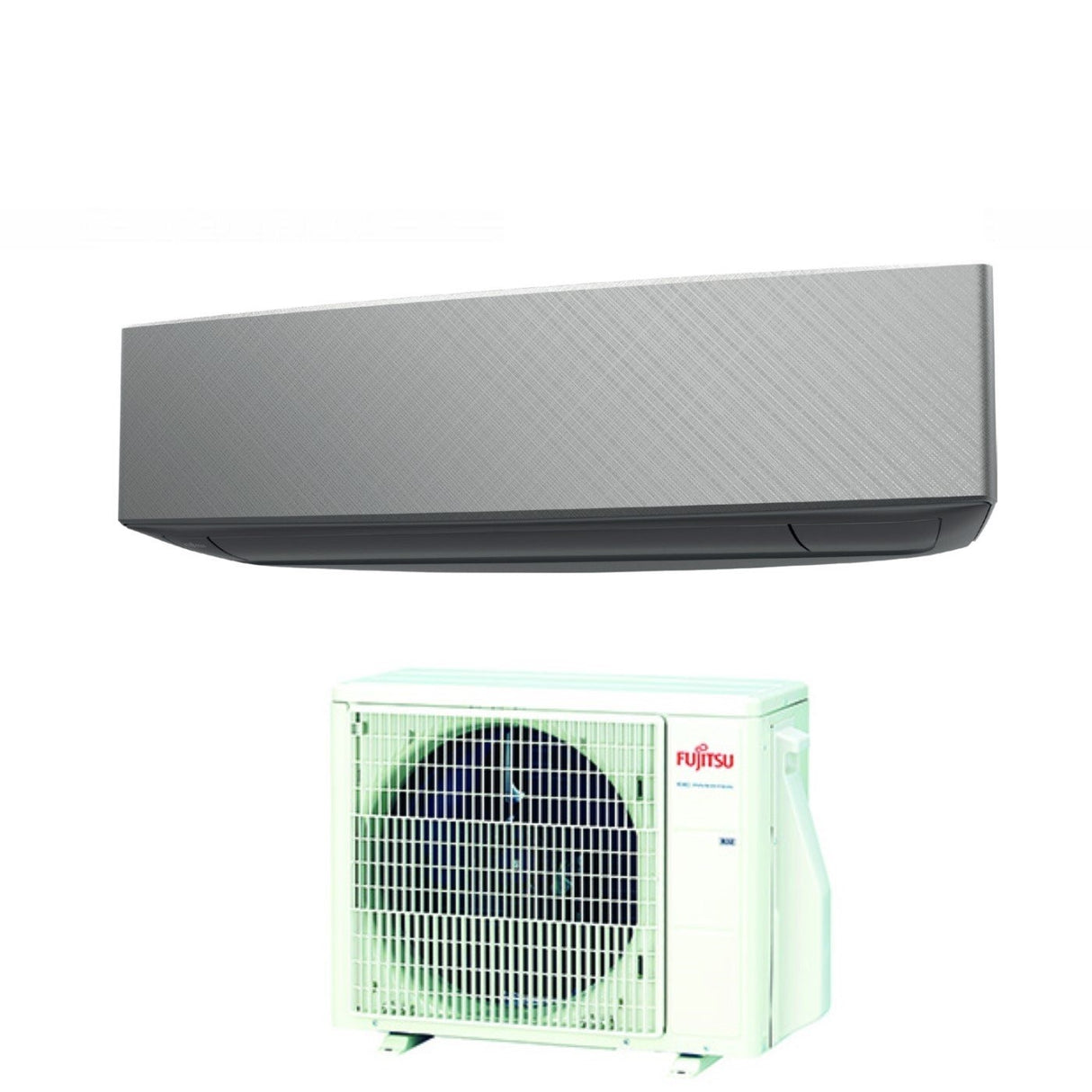 fujitsu unita interna a parete fujitsu serie ke silver 7000 btu asyg07ketf b r 32 wi fi integrato colore argento