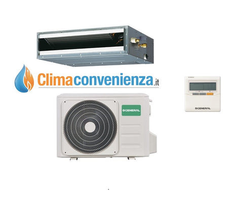 general fujitsu climatizzatore condizionatore fujitsu general canalizzato canalizzabile 14000 btu arhg14lltb compatta