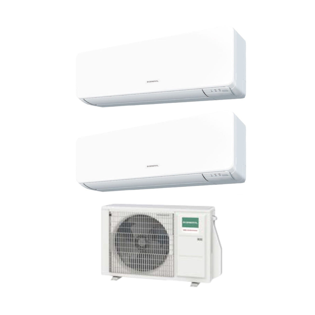 general fujitsu climatizzatore condizionatore general fujitsu dual split inverter serie kmtb kmcc 912 con aohg18kbta2 r 32 wi fi optional 900012000 ean 8059657011763