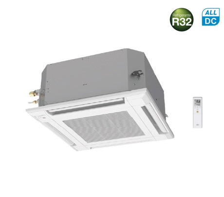 general fujitsu unita interna a cassetta a 4 vie fujitsu kv 14000 btu auxg14kvla r 32 con telecomando e griglia ean 4974437093514