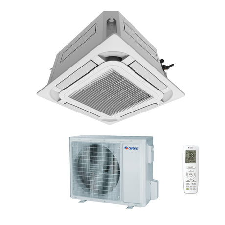 gree climatizzatore condizionatore gree a cassetta a 8 vie 12000 btu gud35ta t r 32 wi fi optional con telecomando e pannello incluso novita