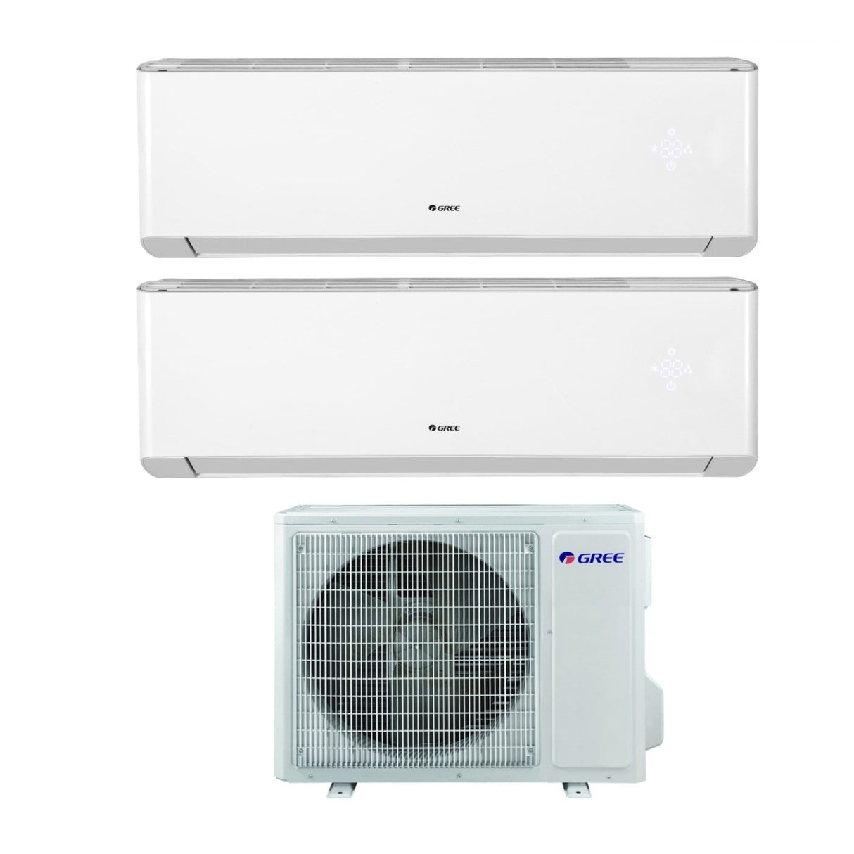gree climatizzatore condizionatore gree dual split inverter serie amber 99 con gwhd14nk6ko r 32 wi fi integrato 90009000 ean 8059657011985
