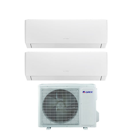 gree climatizzatore condizionatore gree dual split inverter serie pular 712 con gwhd14nk6oo r 32 wi fi integrato 700012000