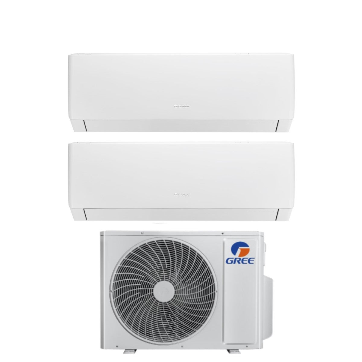 gree climatizzatore condizionatore gree dual split inverter serie pular 718 con gwhd28nk6oo r 32 wi fi integrato 700018000