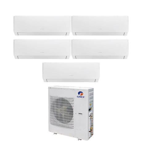 gree climatizzatore condizionatore gree penta split inverter serie pular 99121212 con gwhd42nk6lo r 32 wi fi integrato 90009000120001200012000
