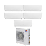 gree climatizzatore condizionatore gree penta split inverter serie pular 999912 con gwhd42nk6lo r 32 wi fi integrato 900090009000900012000